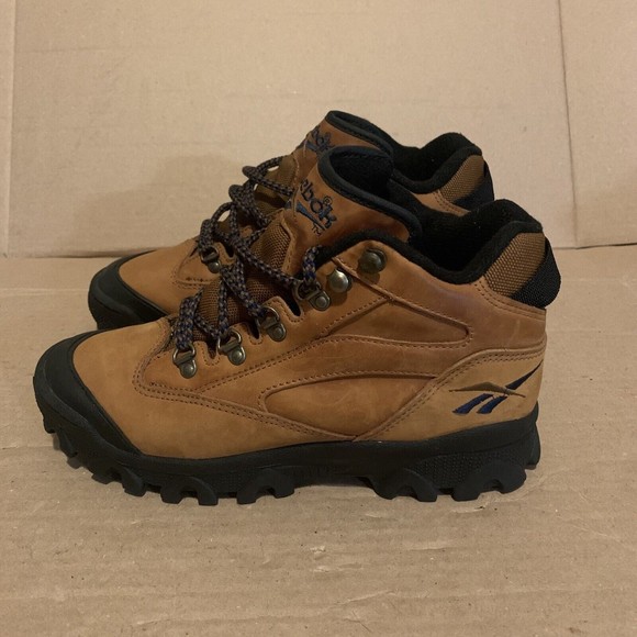 Reebok Shoes - Vintage Reebok Women's Size 7.5 Hiking Boots RA505 Brown Black Trail Shoes EUC